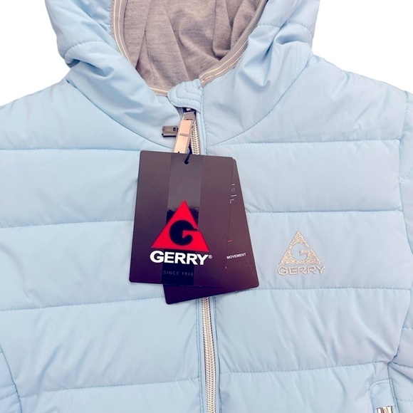 NWT Gerry Poly Jersey Lined Bubble Puffer Winter Jacket in Blue - Size 4T - Picture 7 of 9